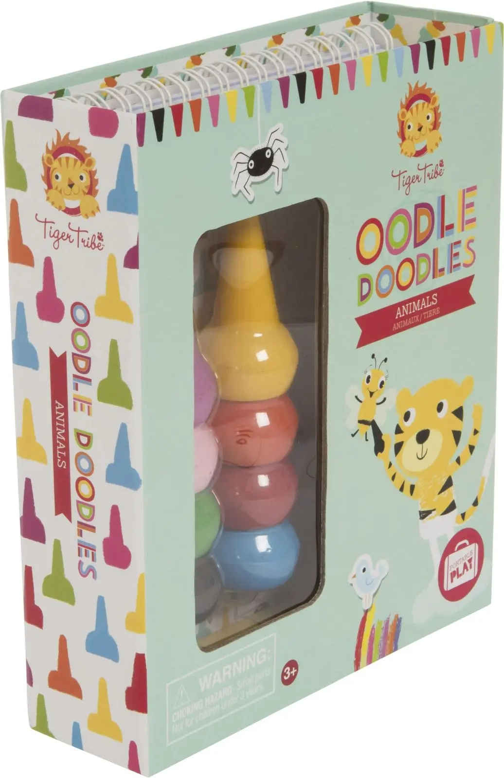Kreativní sada Tiger Tribe Oodle Doodle Crayon Set - Animals uni