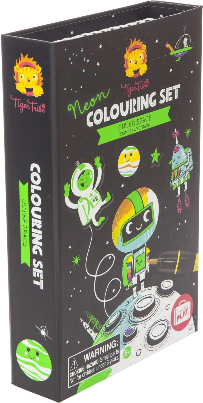 Omalovánky Tiger Tribe Neon Colouring Set - Outer Space uni