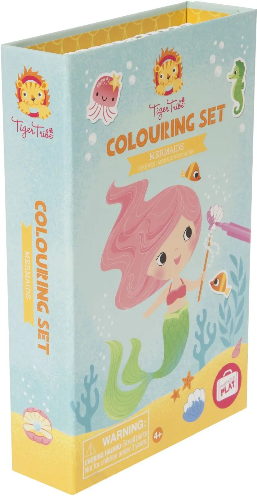 Omalovánky Tiger Tribe Colouring Set - Mermaids uni