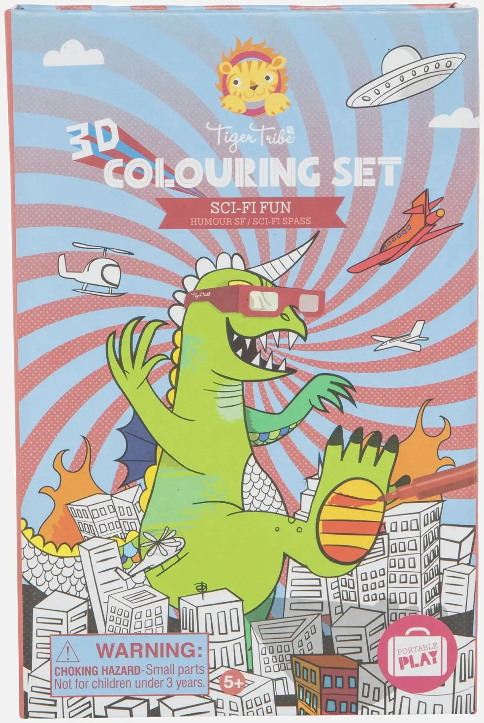 Kreativní sada Tiger Tribe 3D Colouring Set - Sci Fi Fun uni