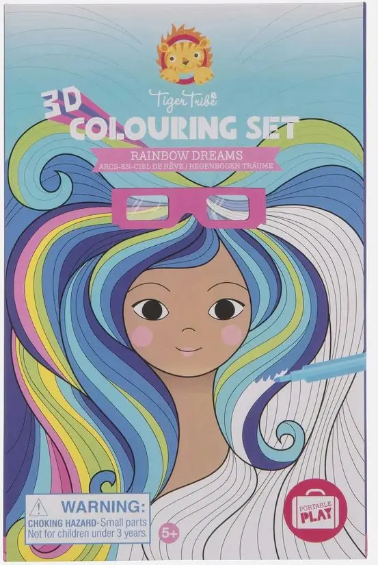 Kreativní sada Tiger Tribe 3D Colouring Set - Rainbow Dreams uni