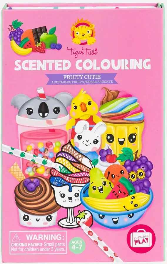 Kreativní sada Tiger Tribe Scented Colouring - Fruity Cutie uni