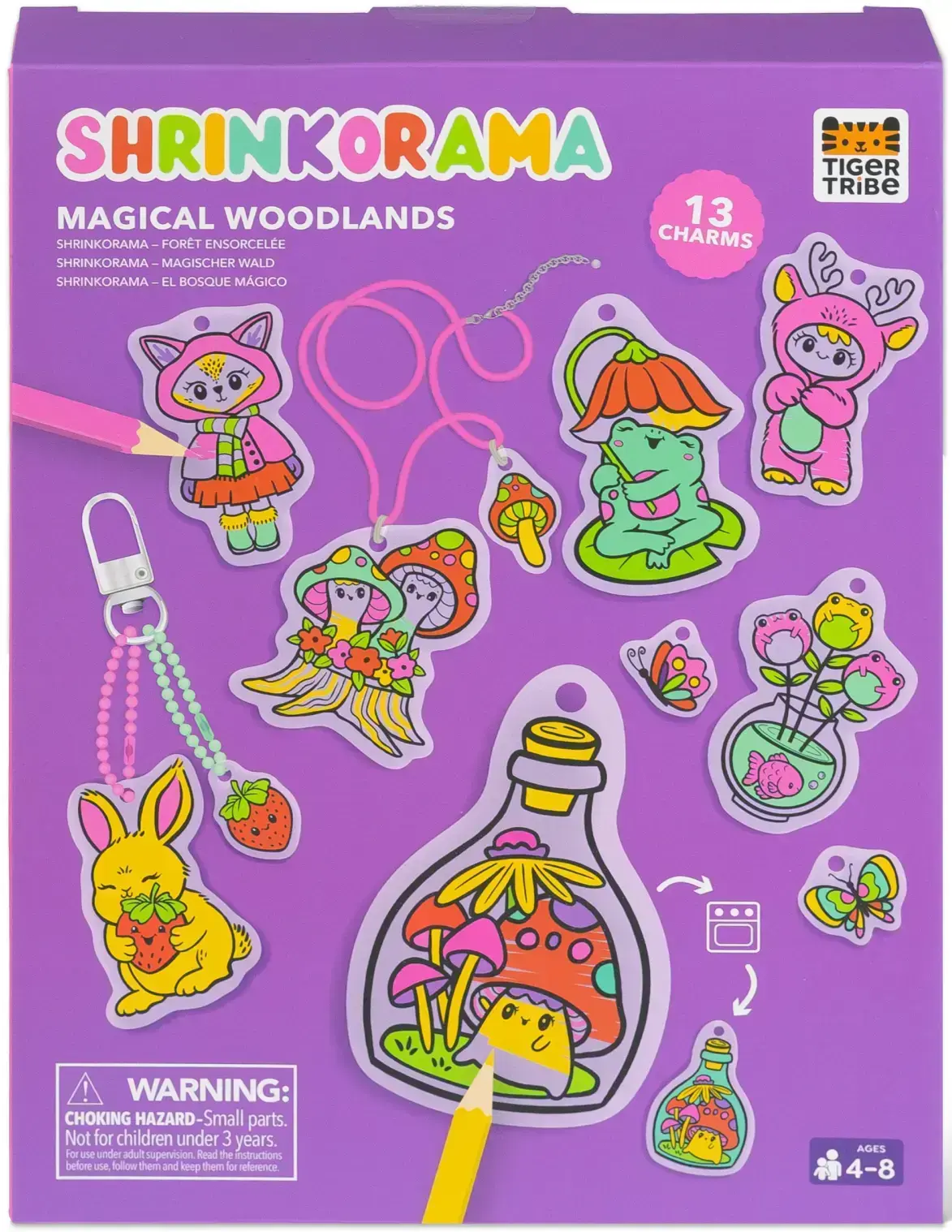 Kreativní sada Tiger Tribe Shrinkorama - Magical Woodlands uni