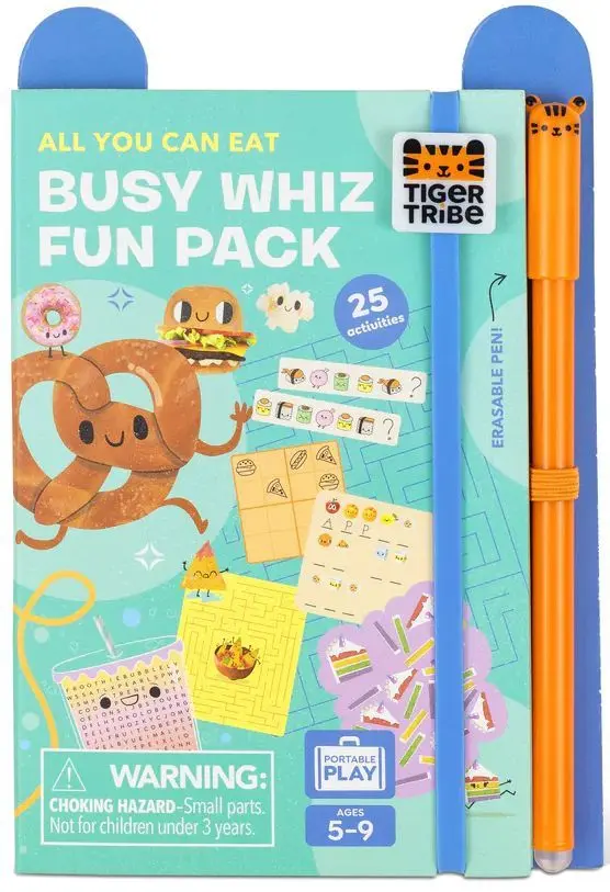 Sešit s aktivitami Tiger Tribe Busy Whiz Fun Pack - All You Can Eat Refill uni