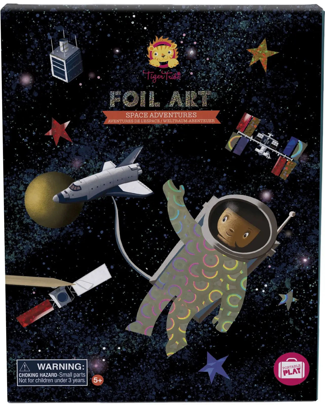 Kreativní sada Tiger Tribe Foil Art - Space Adventures uni