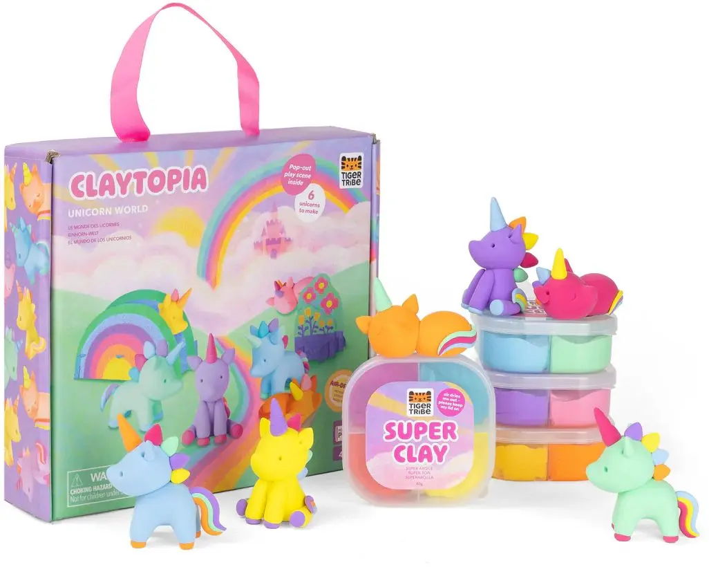 Kreativní sada Tiger Tribe Claytopia - Unicorn World uni