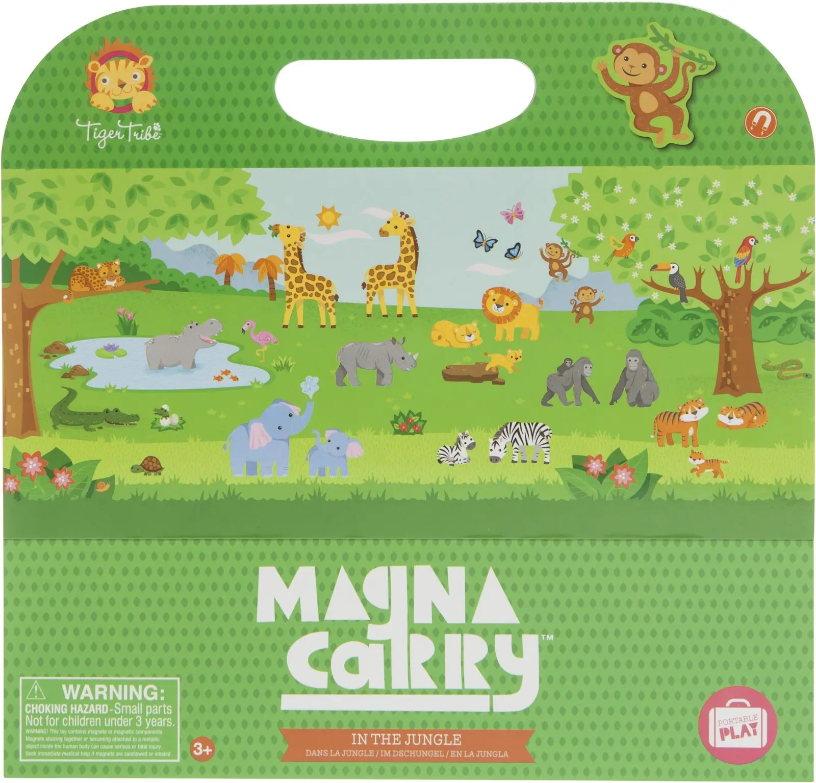 Magnetická hra Tiger Tribe Magna Carry - In the Jungle uni