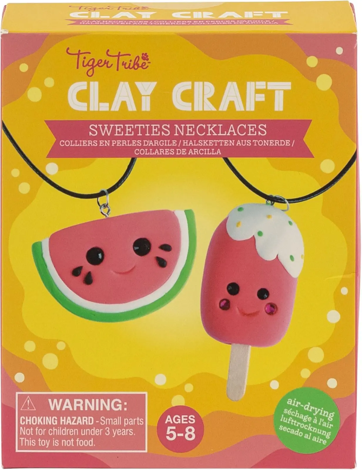 Kreativní sada Tiger Tribe Clay Craft - Sweeties Necklaces uni