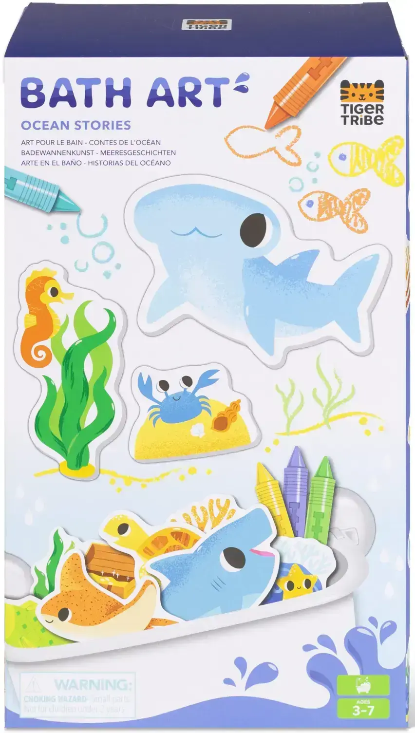 Hračka do vany Tiger Tribe Bath Art - Ocean Stories uni