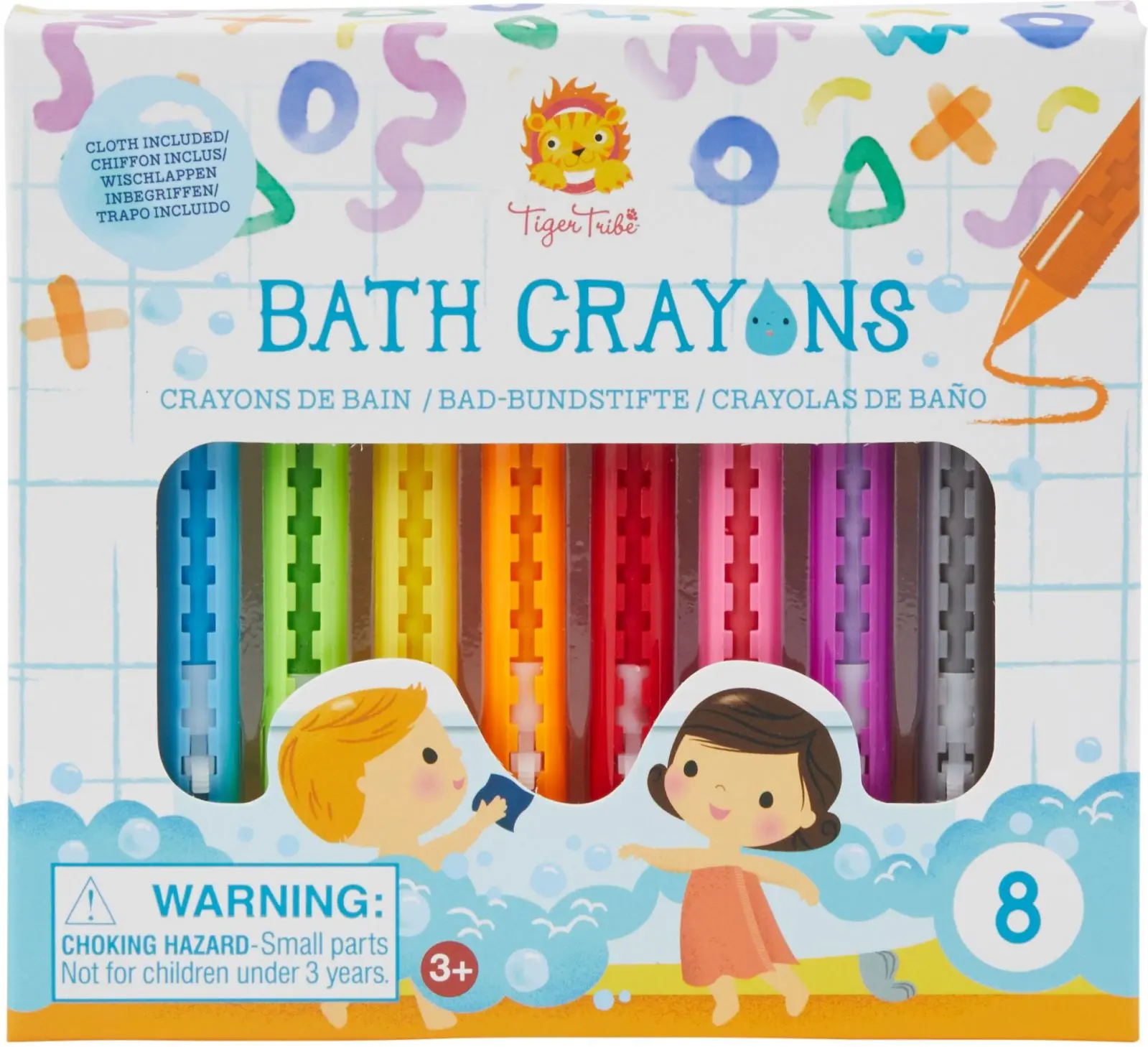 Pastelky do vany Tiger Tribe Bath Crayons uni