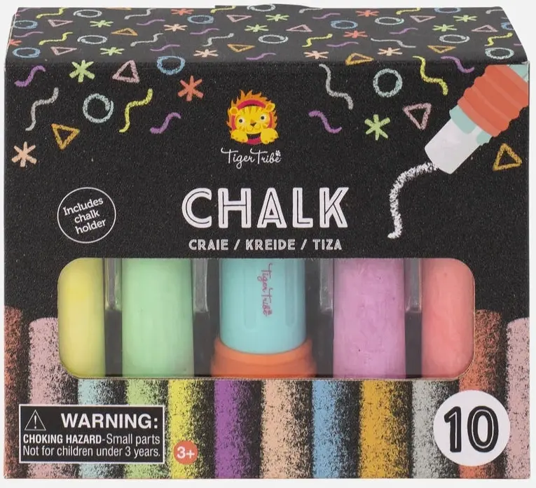 Sada kříd Tiger Tribe Chalk Stationery uni
