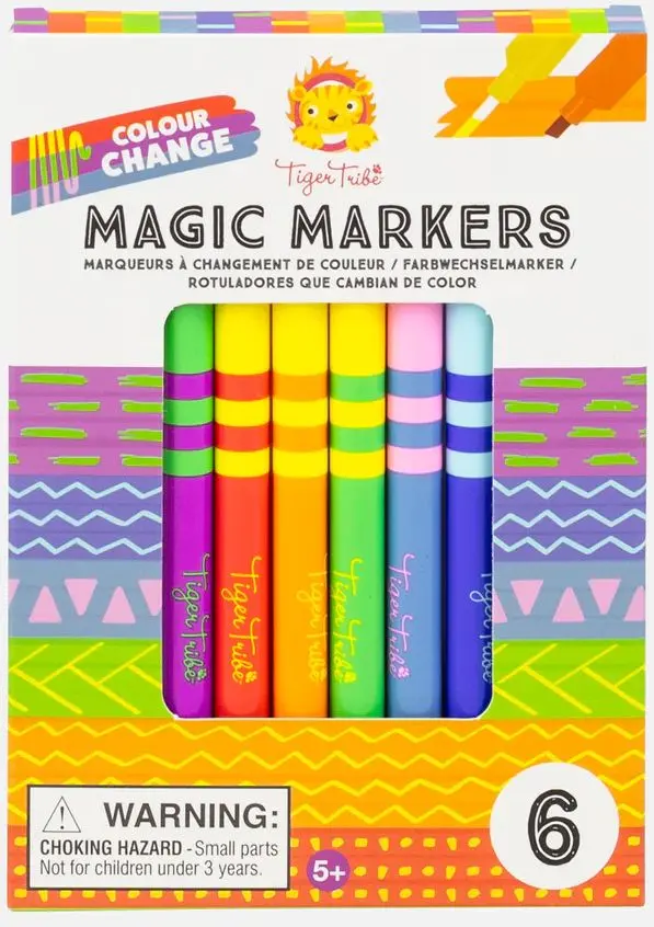Sada magických fixů Tiger Tribe Colour Change Markers uni