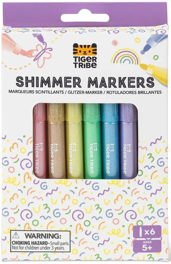 Sada fixů Tiger Tribe Shimmer Markers uni