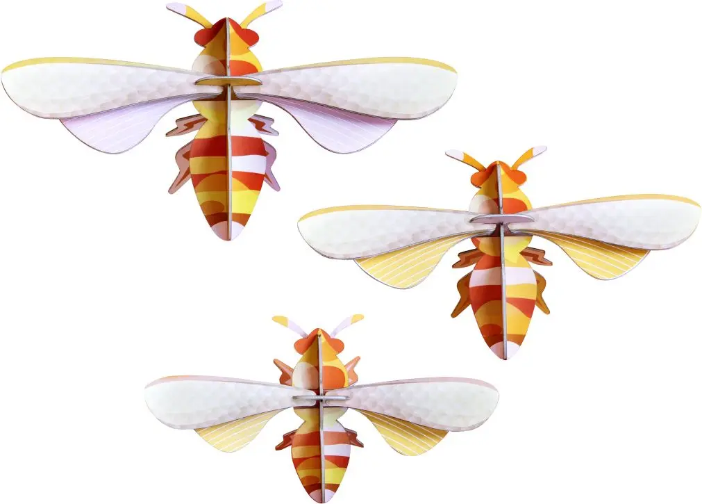 Nástěnná dekorace Studio Roof Honey bees uni