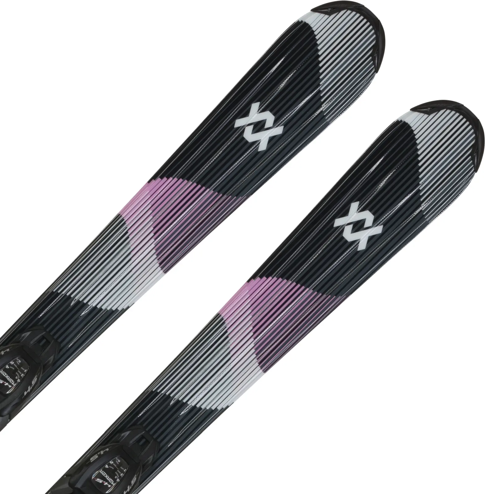Dětské sjezdové lyže Völkl Shine Jr + 4.5 VMotion Jr Lady Pink 100