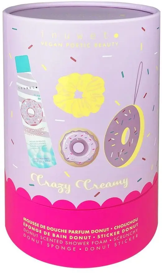 Set sprchové pěny a doplňků Crazy Creamy Inuwet - Donut uni