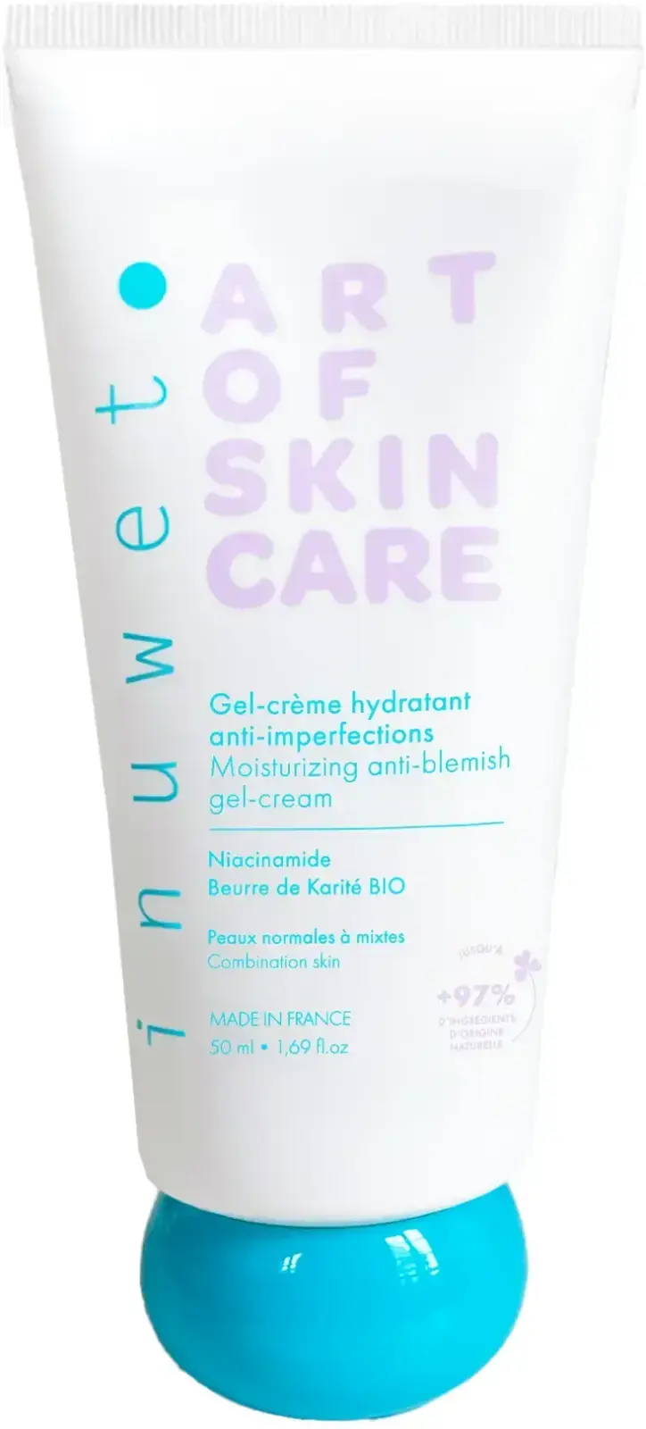 Krém na obličej Inuwet Art of Skincare - Legere Face Cream 50 ml - Anti-Imperfection Moisturizing Gel uni