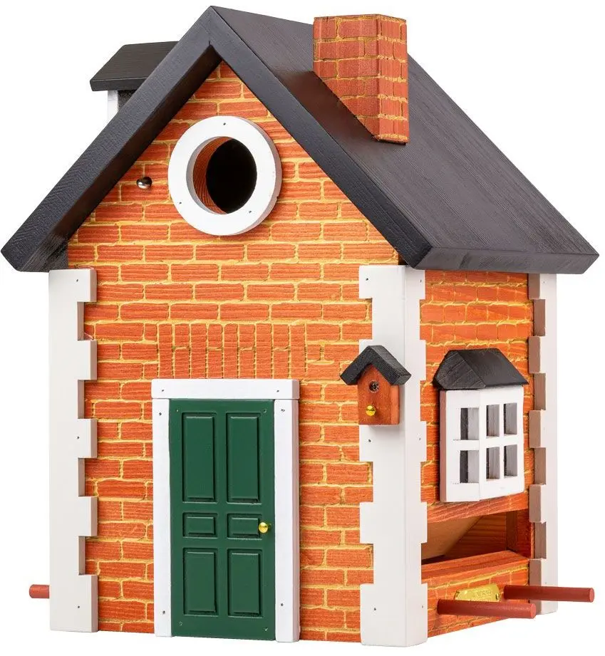 Krmítko/budka Multiholk pro ptáčky Wildlife Garden - Brick Cottage uni