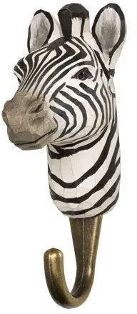 Dřevěný háček Wildlife Garden - Zebra uni