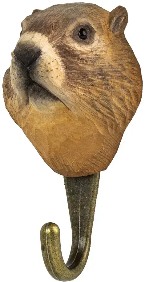 Dřevěný háček Wildlife Garden - Svišť uni