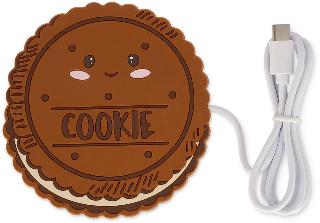 Ohřívací USB podtácek Legami Type-C Cable Mug Warmer - Warm It Up - Cookie uni