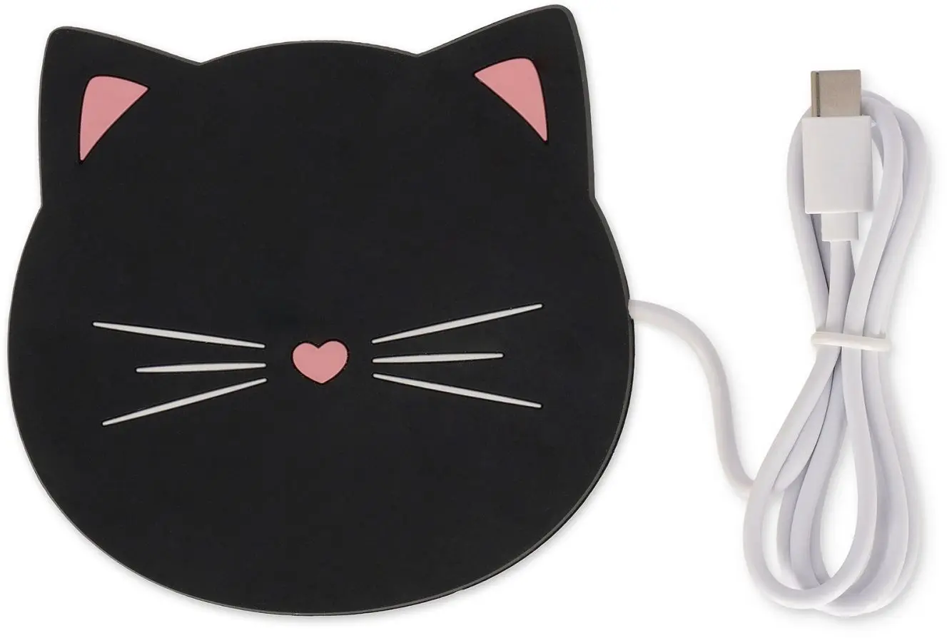 Ohřívací USB podtácek Legami Type-C Cable Mug Warmer - Warm It Up - Kitty uni