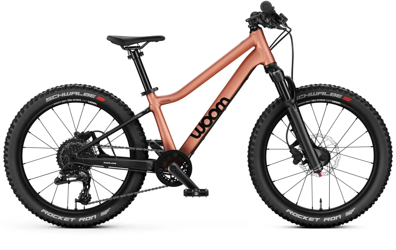 Dětské horské kolo 20" WOOM 4 OFF AIR - Copper uni