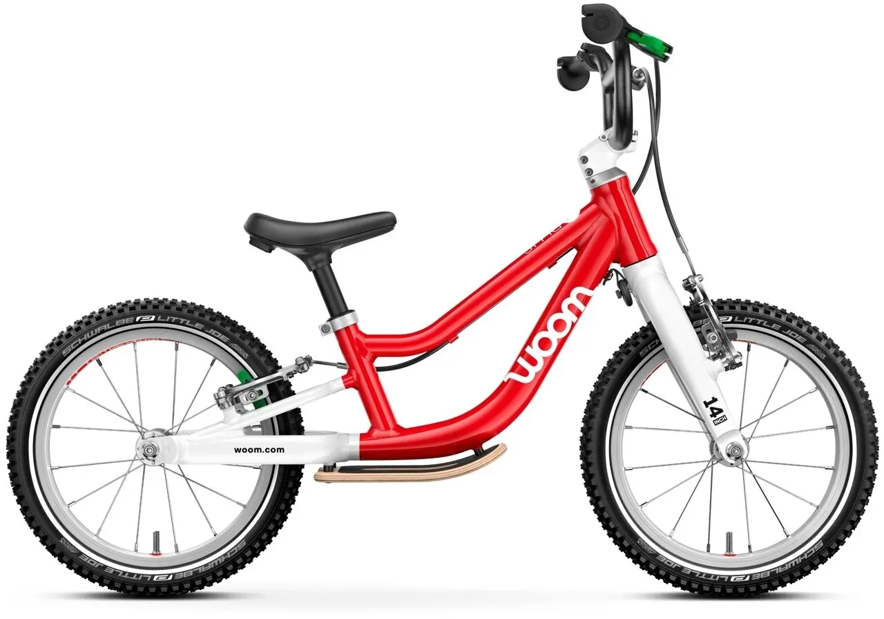 Dětské odrážedlo 14" Woom 1 Plus GO - red uni