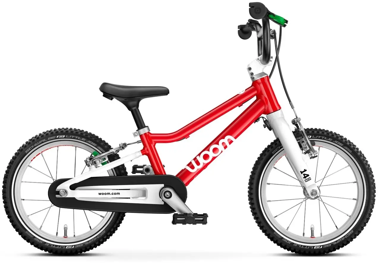 Dětské kolo 14" Woom 2 GO - red uni