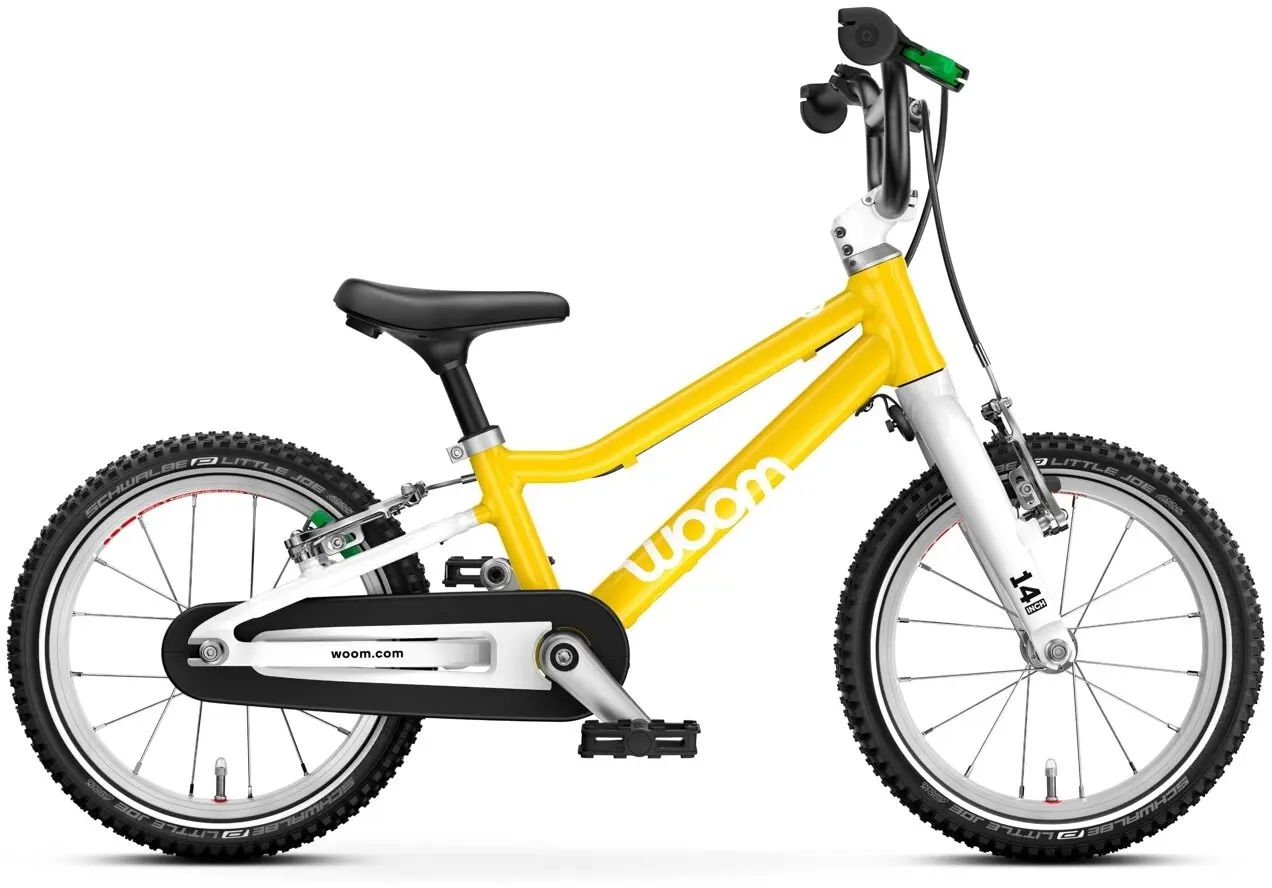 Dětské kolo 14" Woom 2 GO - vibrant yellow uni