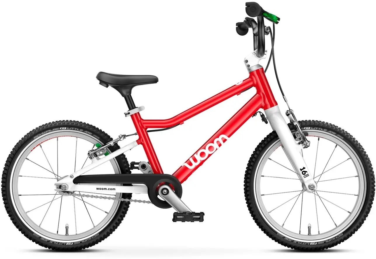 Dětské kolo 16" Woom 3 GO - red uni