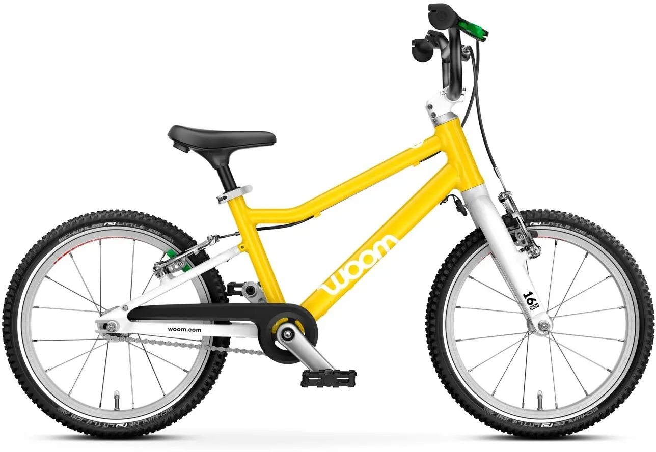 Dětské kolo 16" Woom 3 Automagic GO - vibrant yellow uni