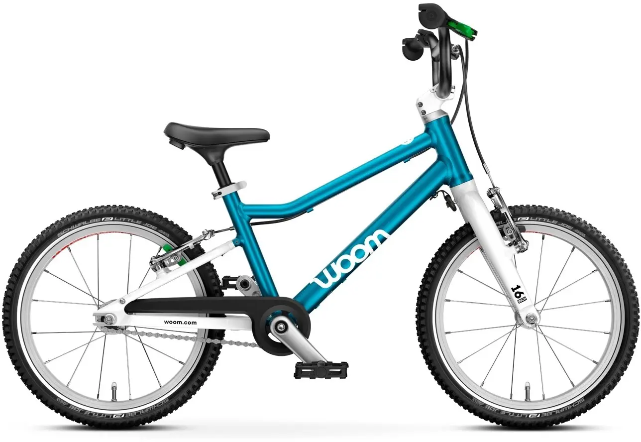 Dětské kolo 16" Woom 3 Automagic GO - metallic blue uni