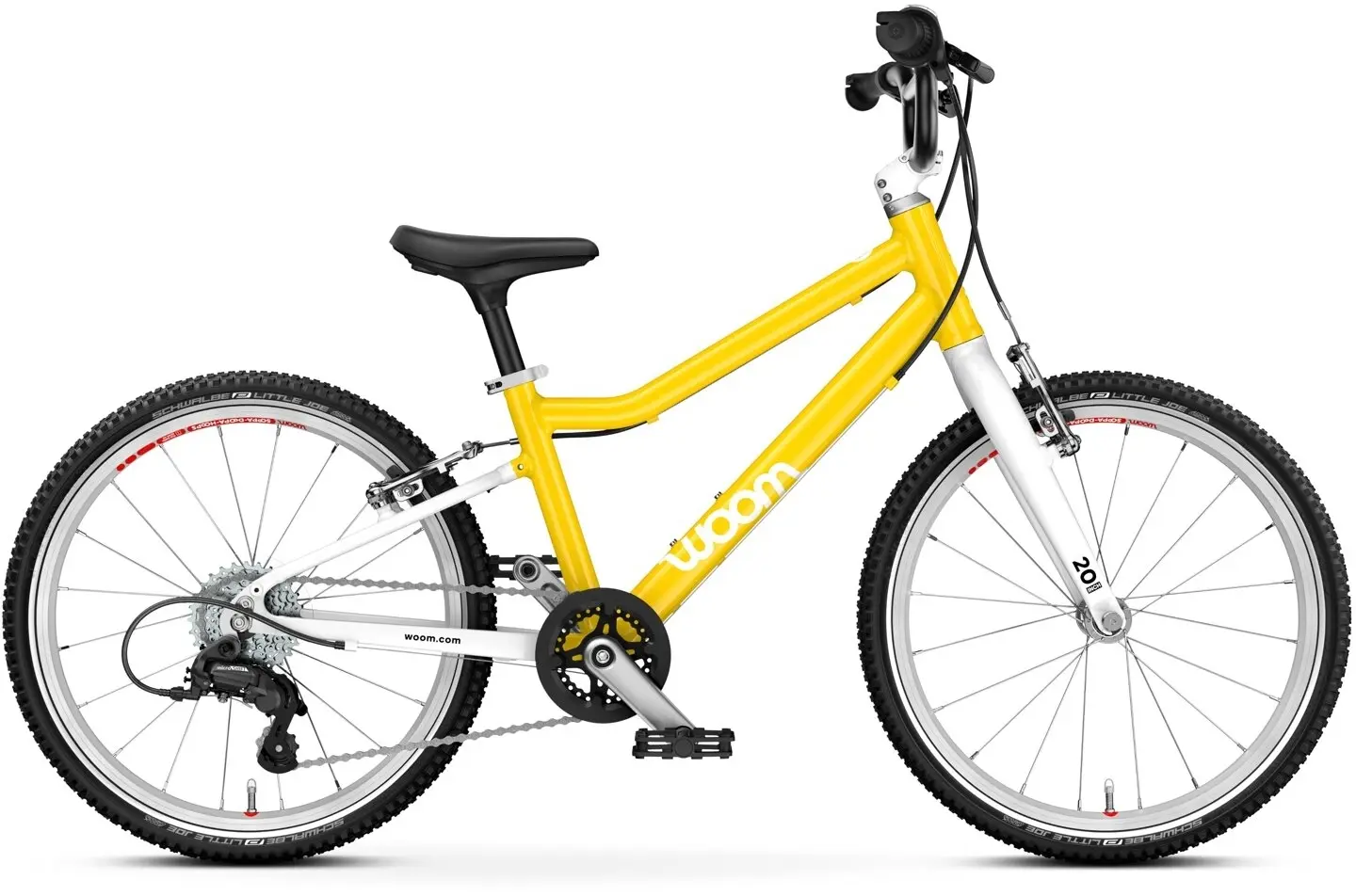 Dětské kolo 20" Woom 4 GO - vibrant yellow uni