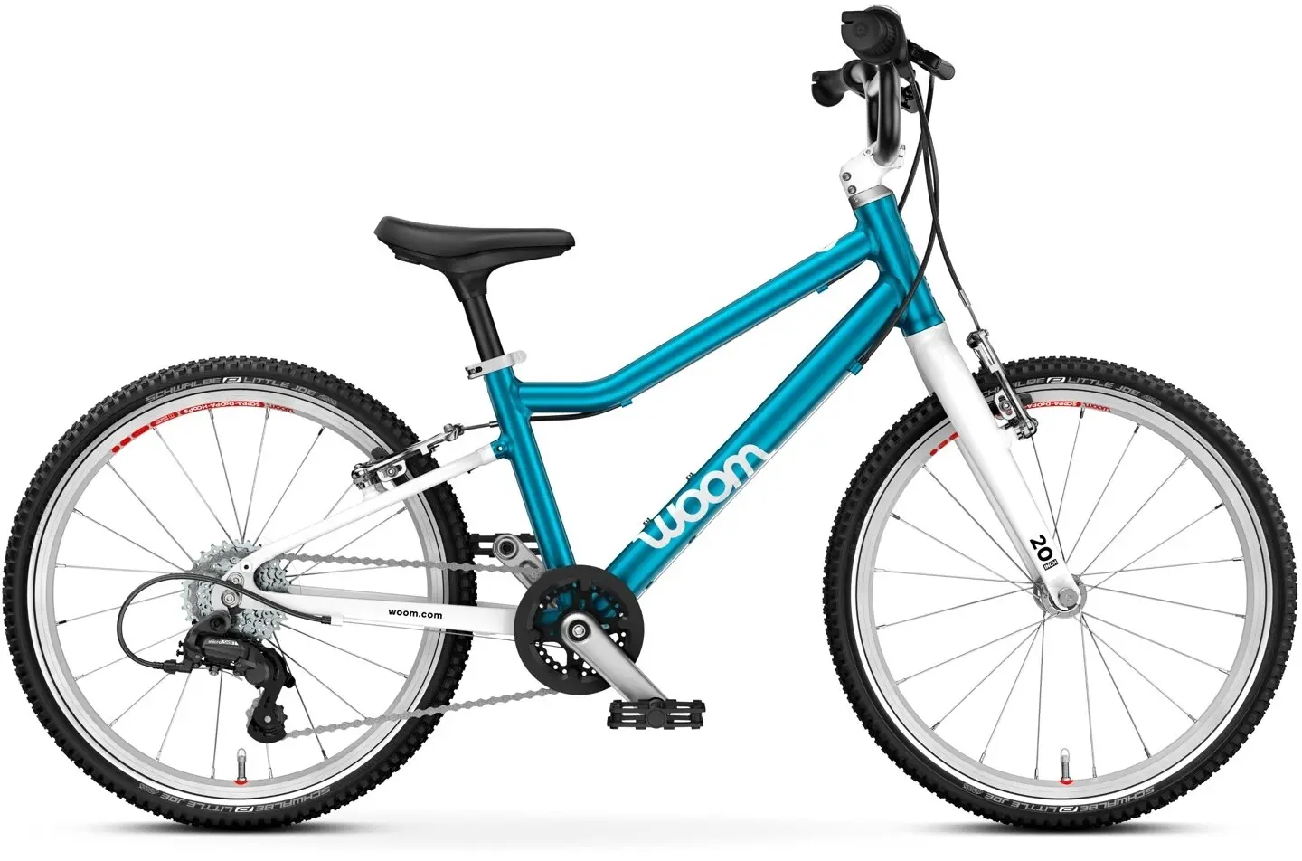 Dětské kolo 20" Woom 4 GO - metallic blue uni