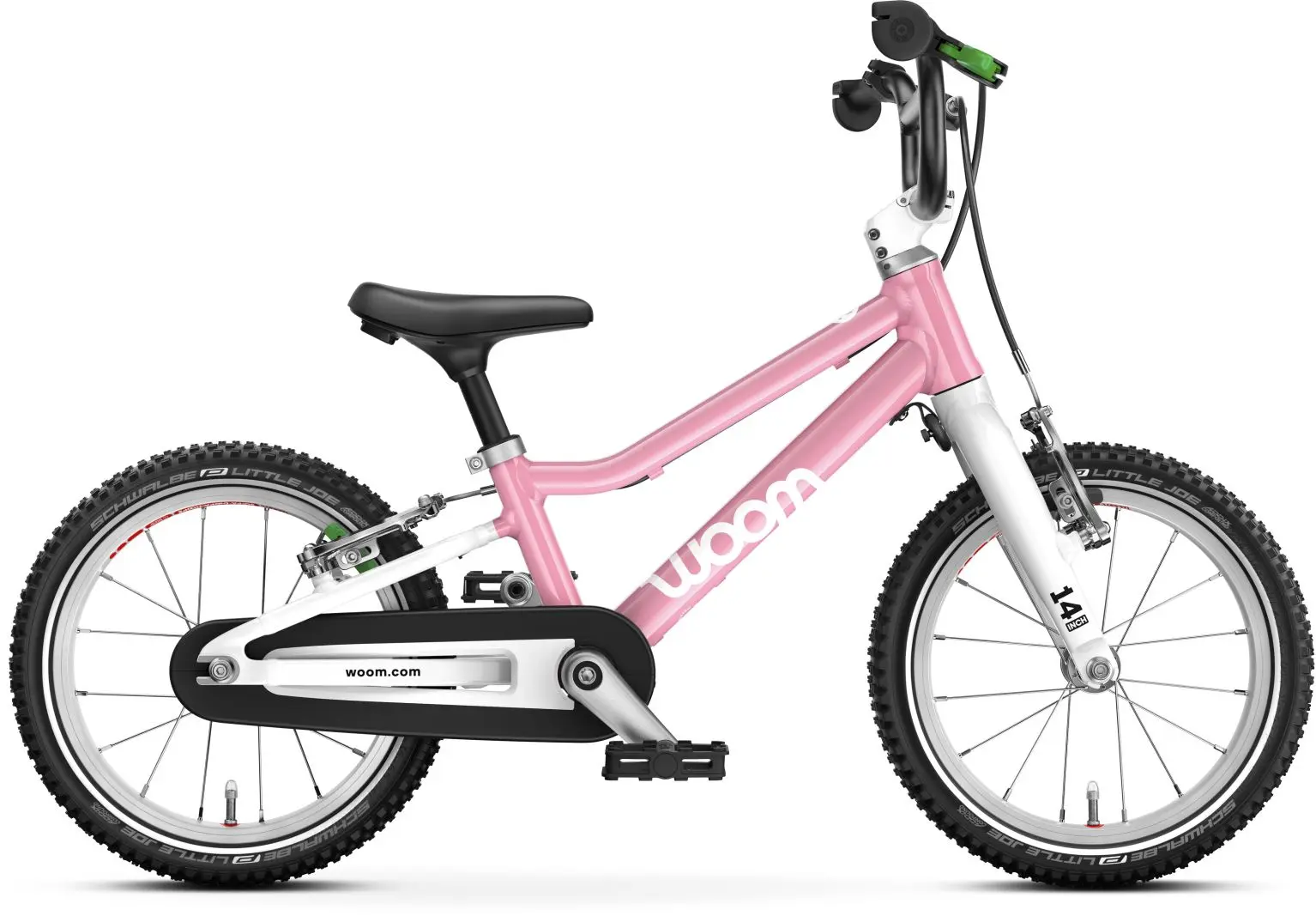 Dětské kolo 14" Woom 2 GO - powder pink uni