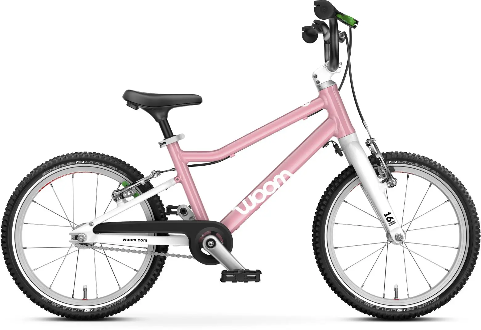 Dětské kolo 16" Woom 3 GO - powder pink uni