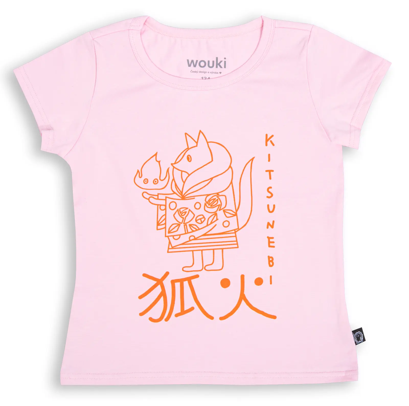 Dívčí triko Wouki Akatsuki - Light pink 116