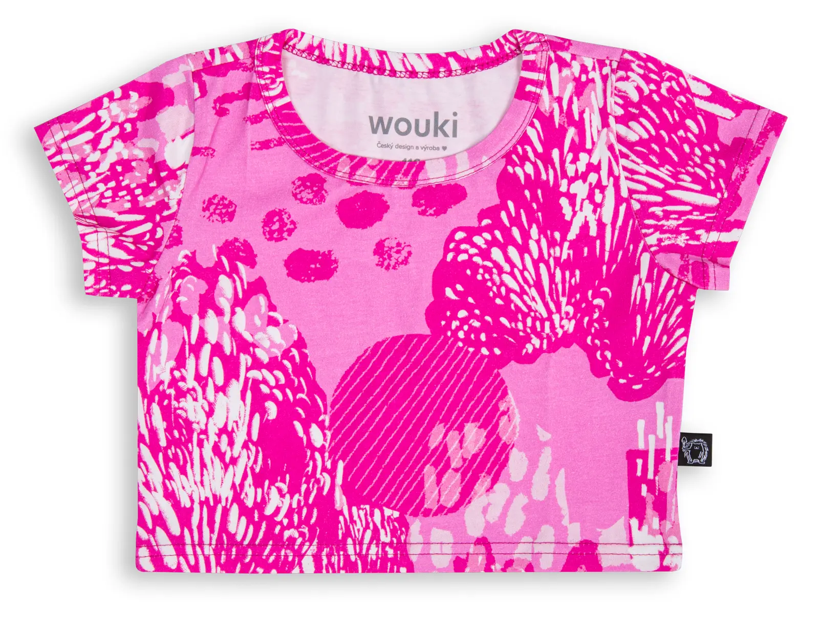 Dívčí crop top Wouki Shizuku - Pink 152