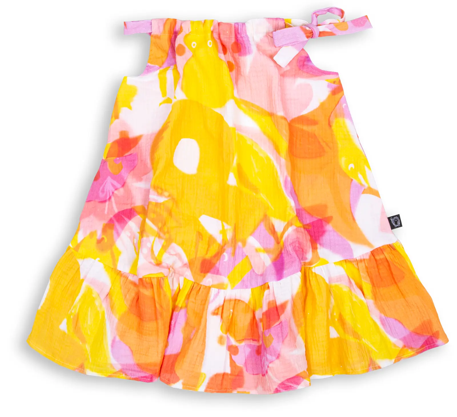 Dívčí šaty Wouki Midori - Pink 104