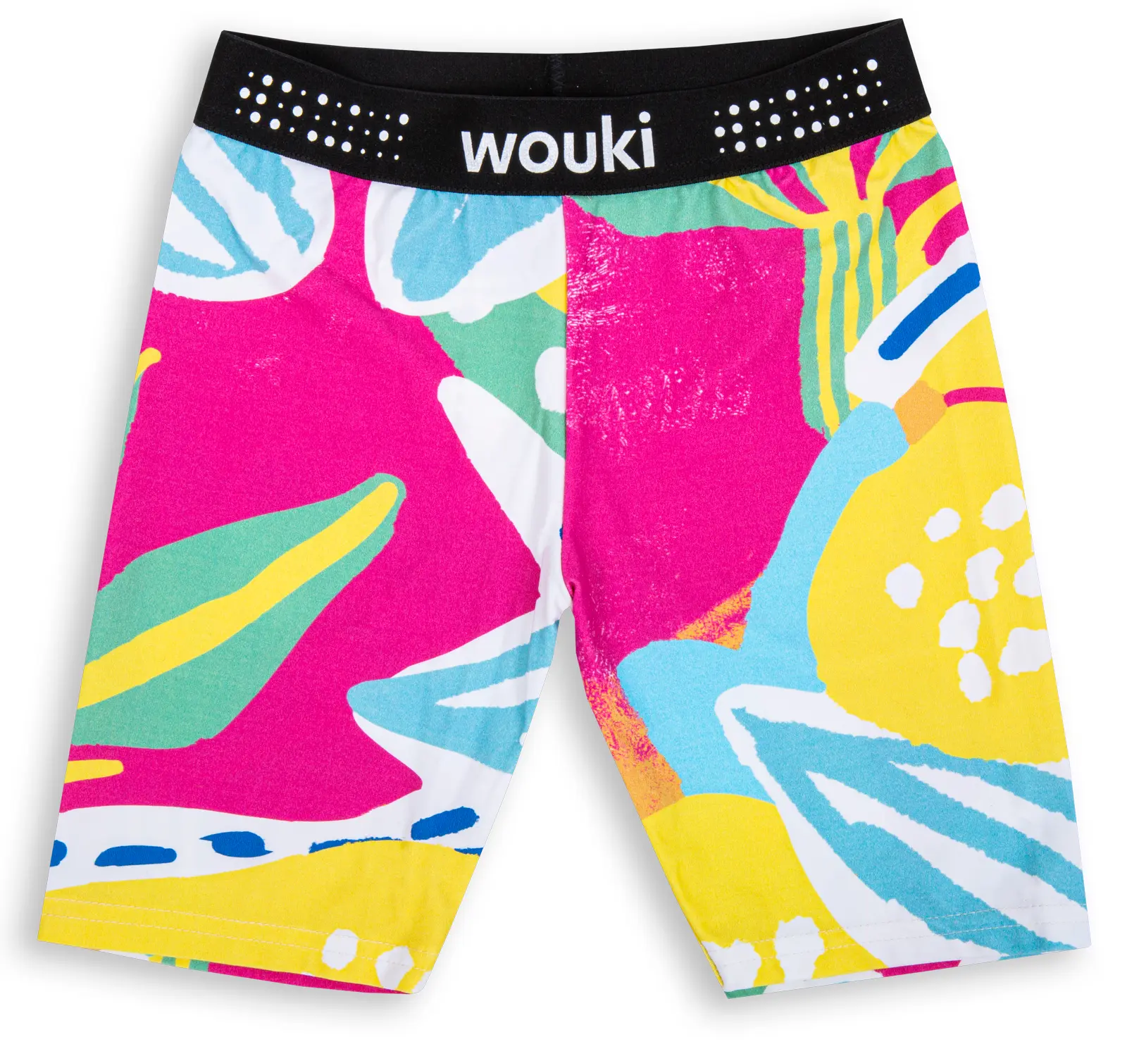 Dívčí biker kraťasy Wouki Sakura - Yellow 158