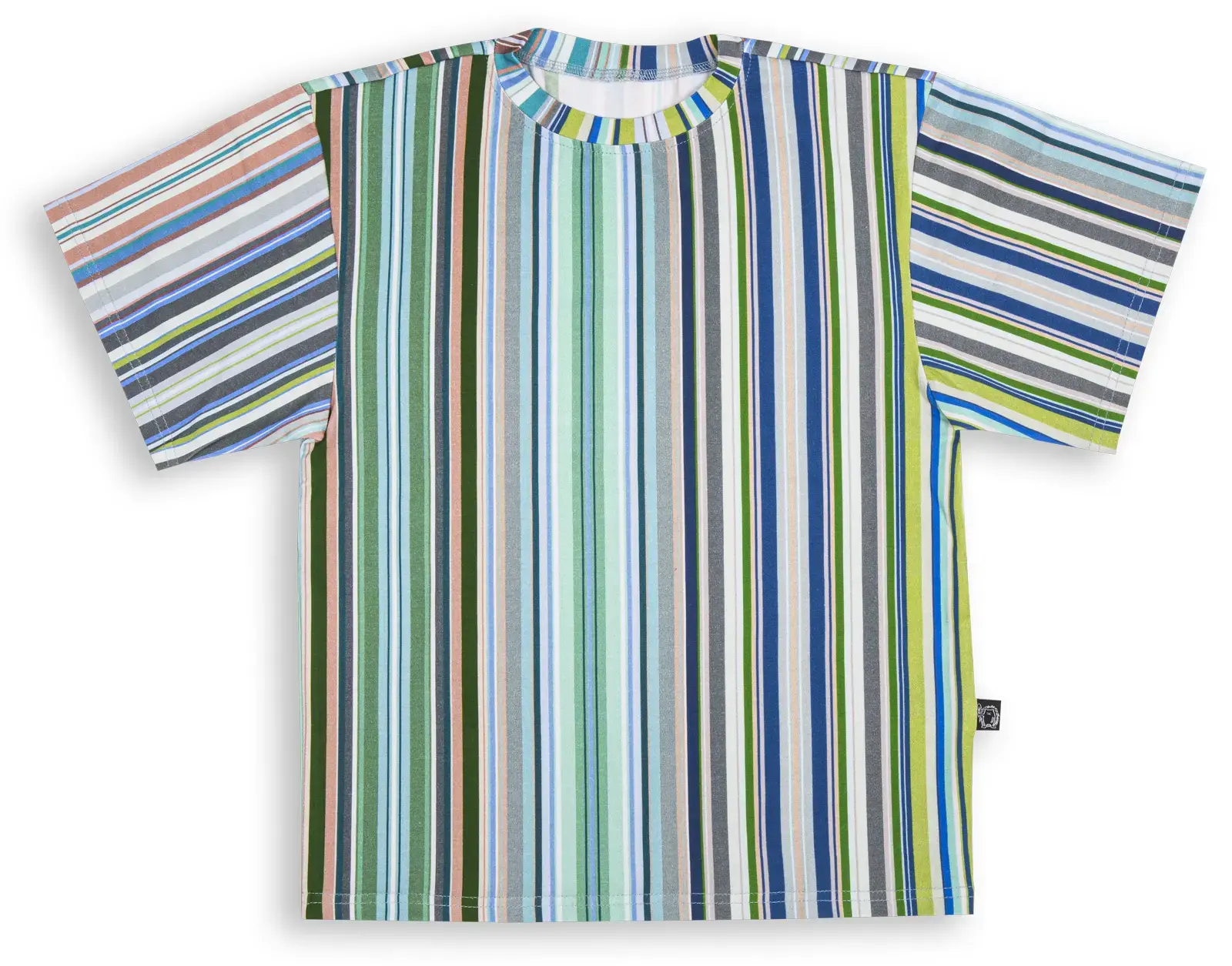Chlapecké triko Wouki Mori - Mineral Stripes 146