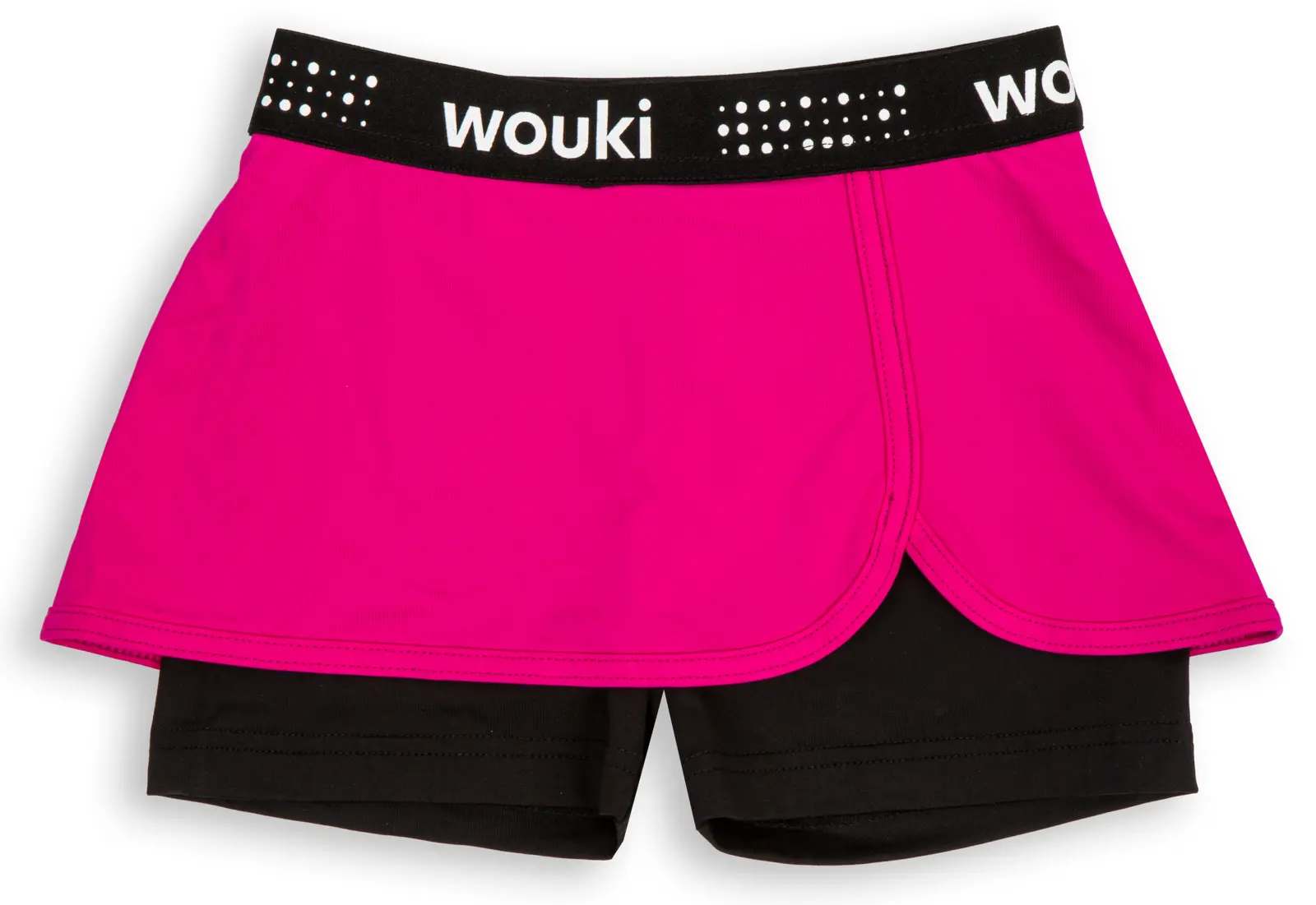 Dívčí sportovní kraťasy se sukní Wouki KAWAUSO - Fuchsia 116