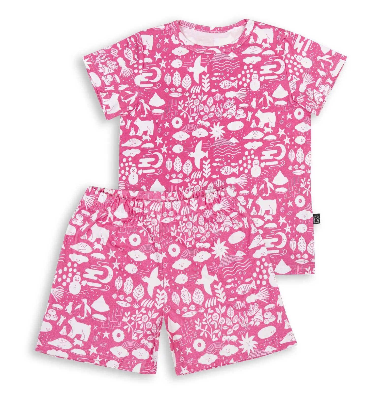 Dětské pyžamo Wouki Yume - Sachet Pink 122
