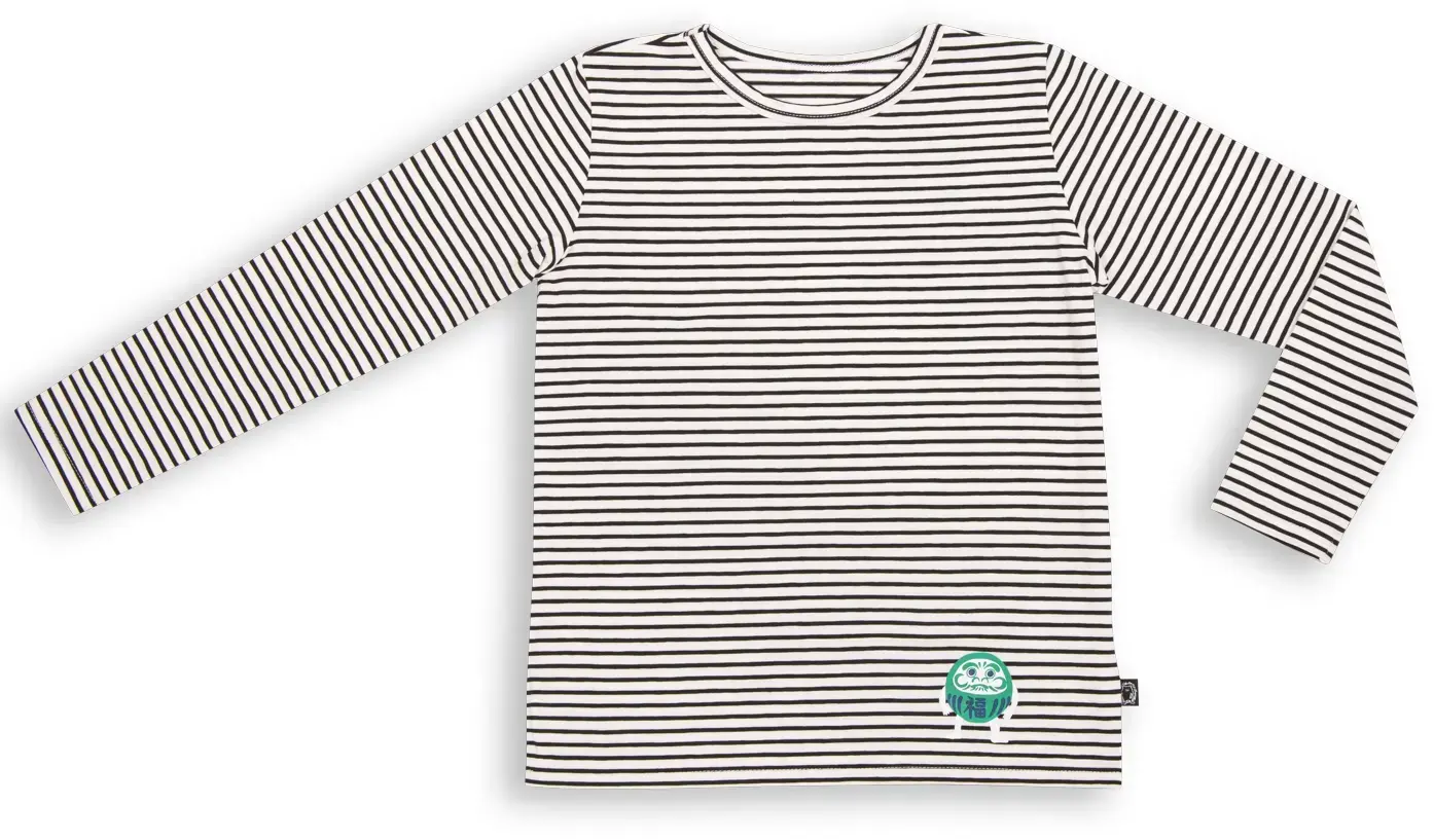 Dětské triko Wouki Warai - Black Stripes 128