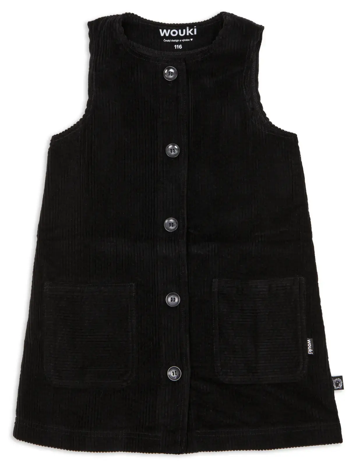 Dětské šaty Wouki Akiha - Black 122