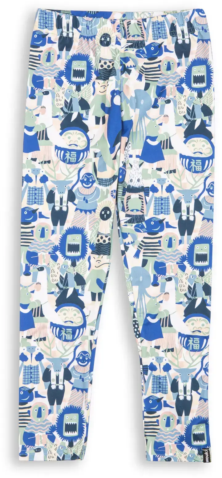 Dětské multifunkční kalhoty Niki - Festive Blue 110