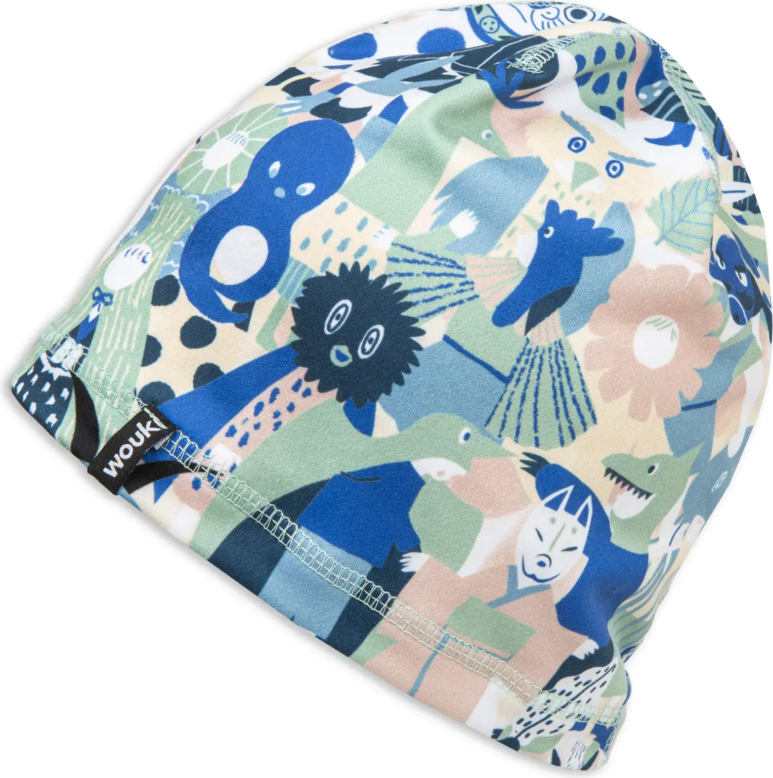 Čepice pod přilbu Wouki Kakeru - Festive Blue uni