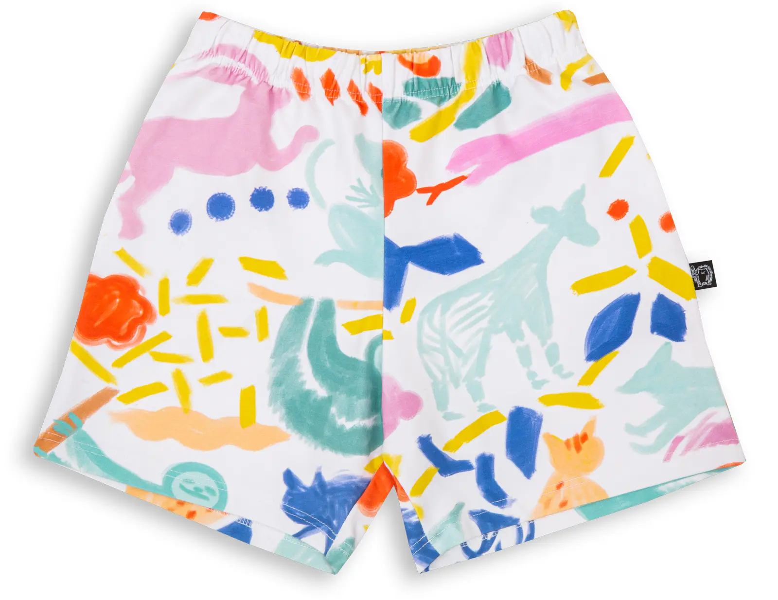 Dětské kraťasy Wouki KUJIRA - jungle pink 128