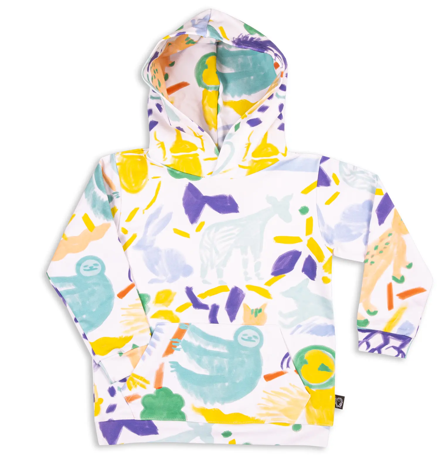 Dětská mikina Wouki WASHI - blue jungle 92